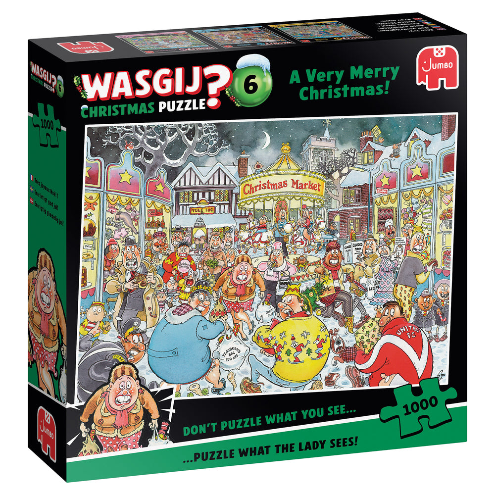 PUSLESPIL WASGIJ 6 A VERY MERRY CHRISTMAS 1000 BRIKKER