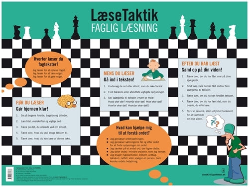 Læsetaktik – dansk mellemtrinsportal - Plakat