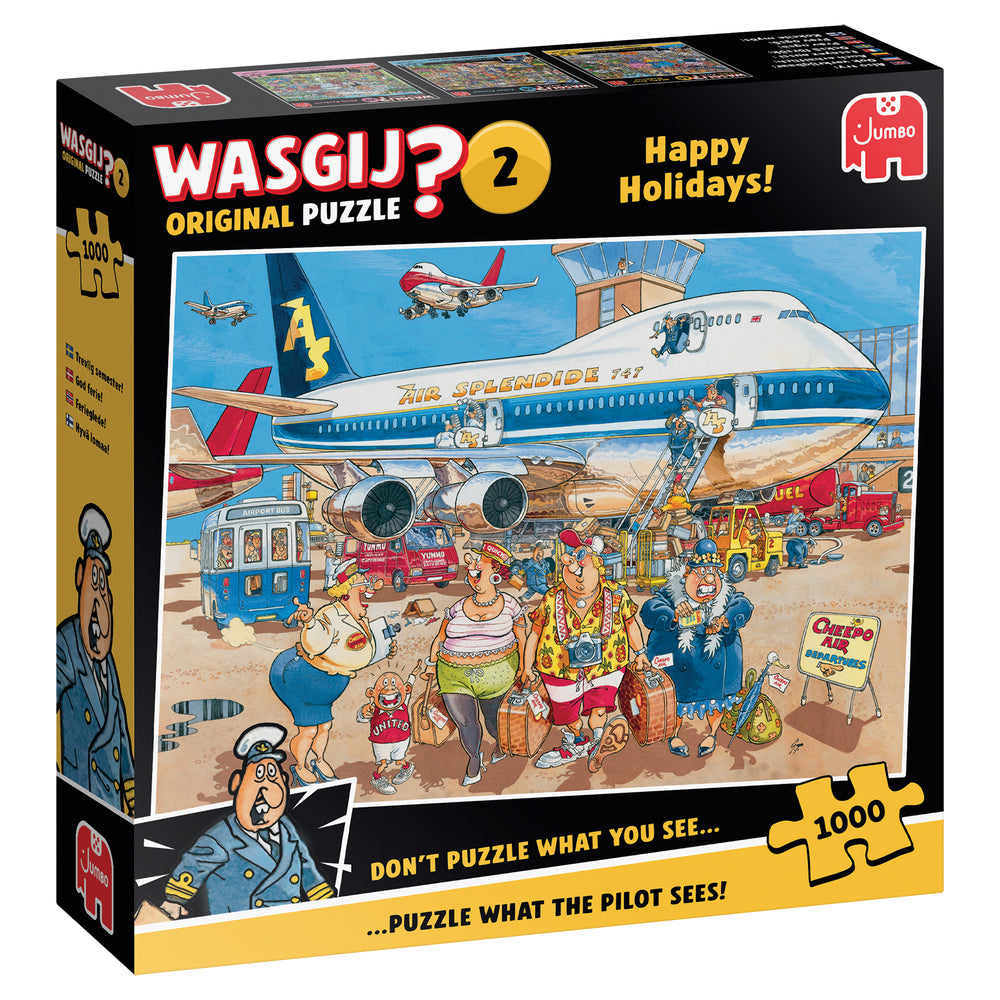 PUSLESPIL WASGIJ ORIGINAL 2 HAPPY DAYS! 1000 BRIKKER