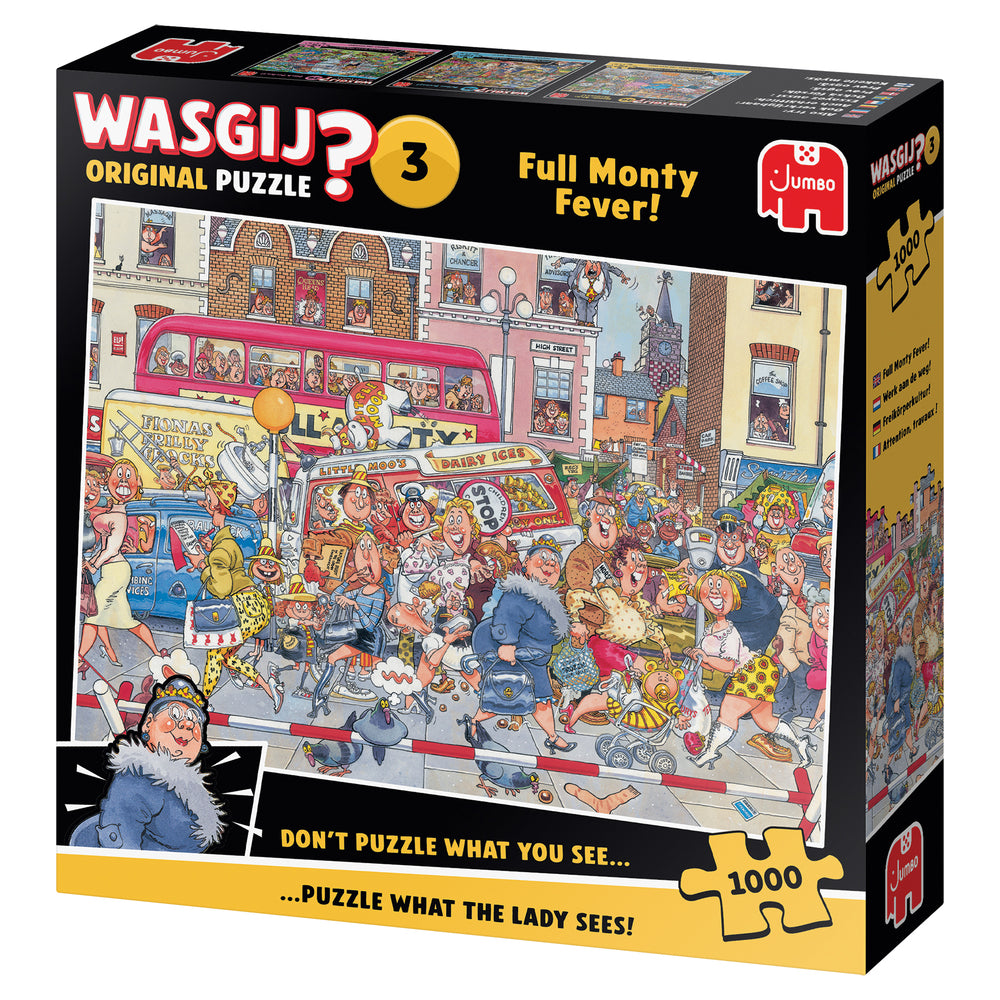 PUSLESPIL WASGIJ ORIGINAL 3 FULL MONTY FEVER! 1000 BRIKKER