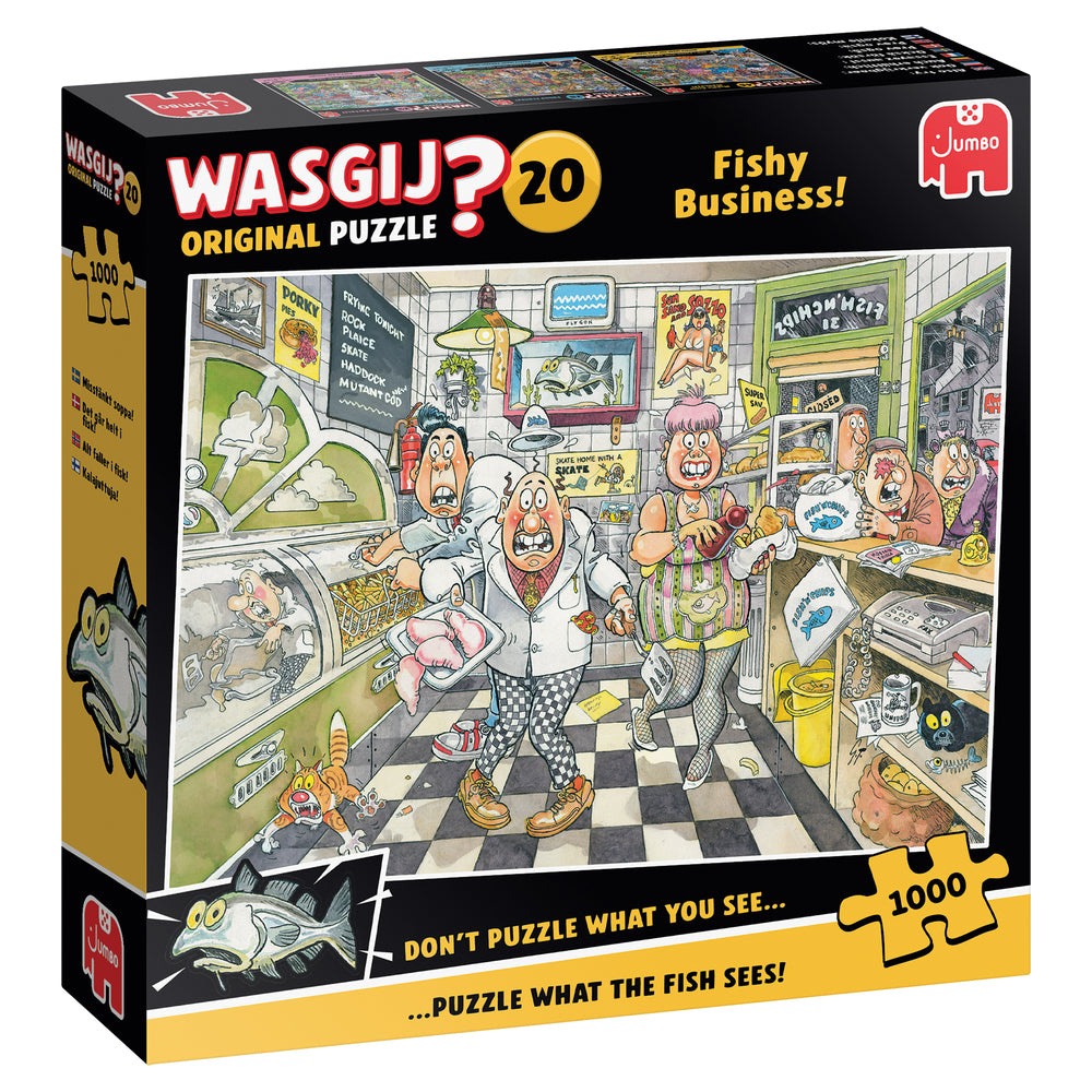 PUSLESPIL WASGIJ ORIGINAL 20 FISHY BUSINESS! 1000 BRIKKER