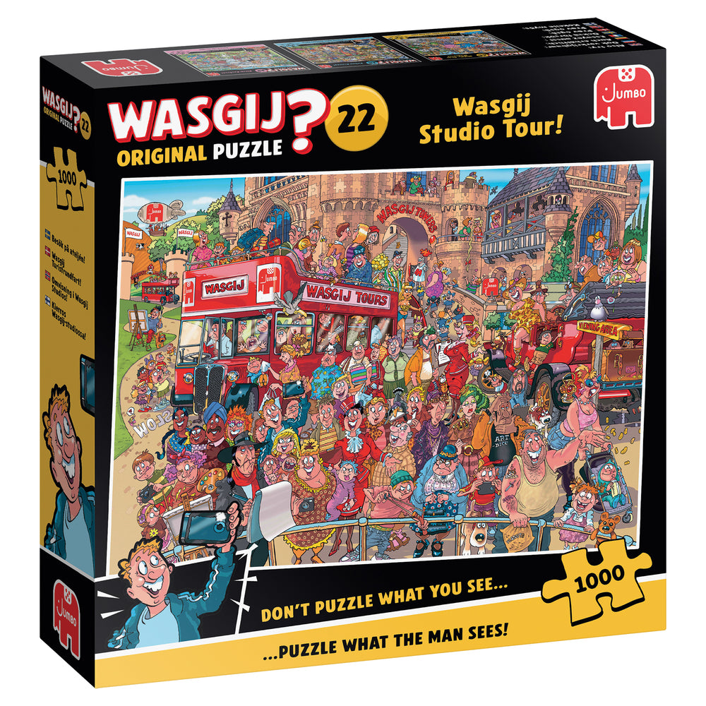 PUSLESPIL WASGIJ ORIGINAL 22 STUDIO TOUR! 1000 BRIKKER