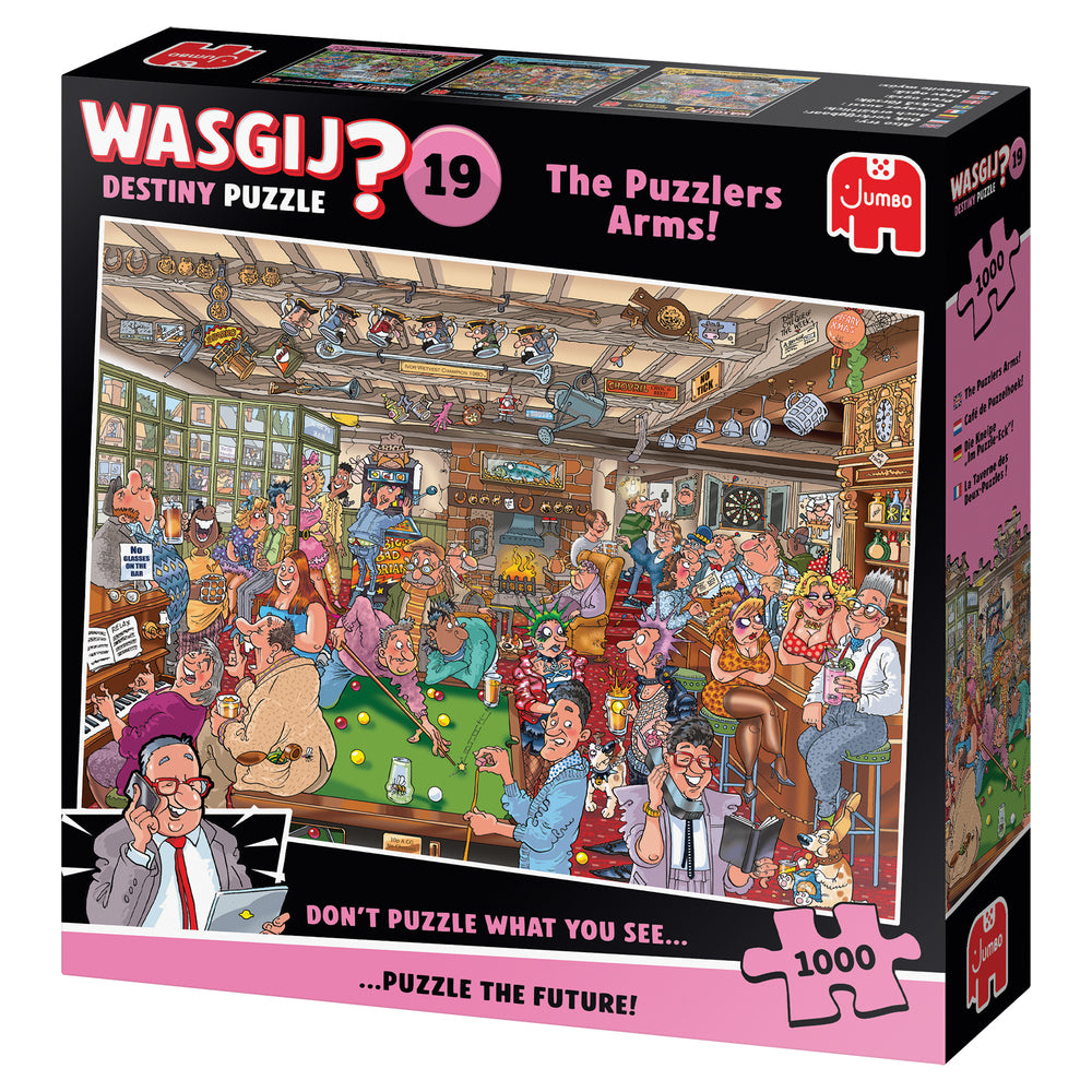 PUSLESPIL WASGIJ DESTINY 19 THE PUZZLERS ARMS! 1000 BRIKKER