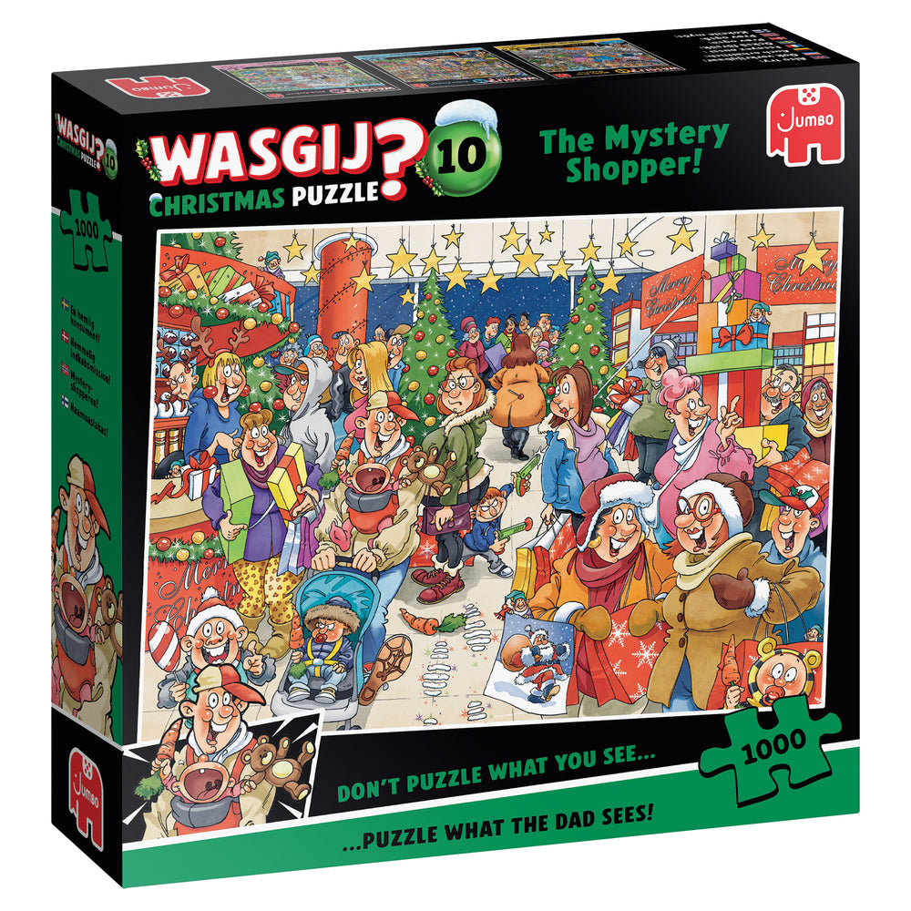 PUSLESPIL WASGIJ CHRISTMAS 10 MYSTERY SHOPPER! 1000 BRIKKER