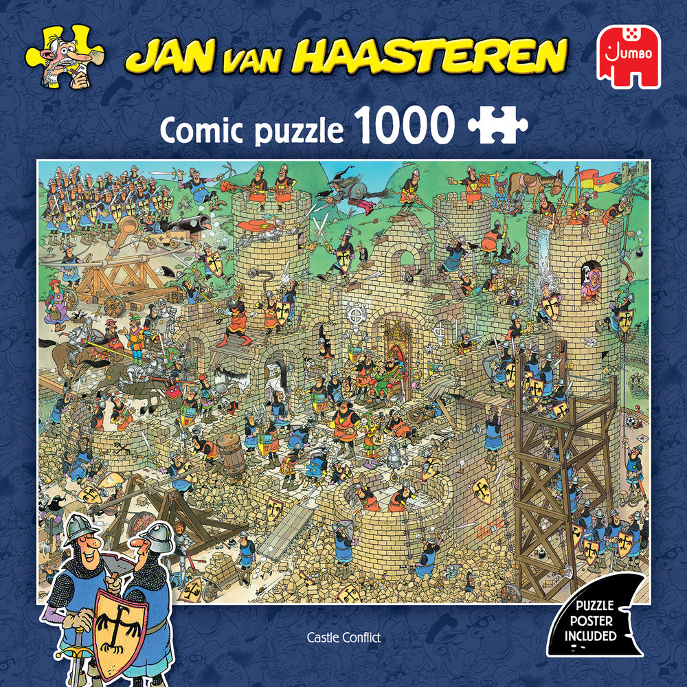 PUSLESPIL JVH CASTLE CONFLICT 1000 BRIKKER