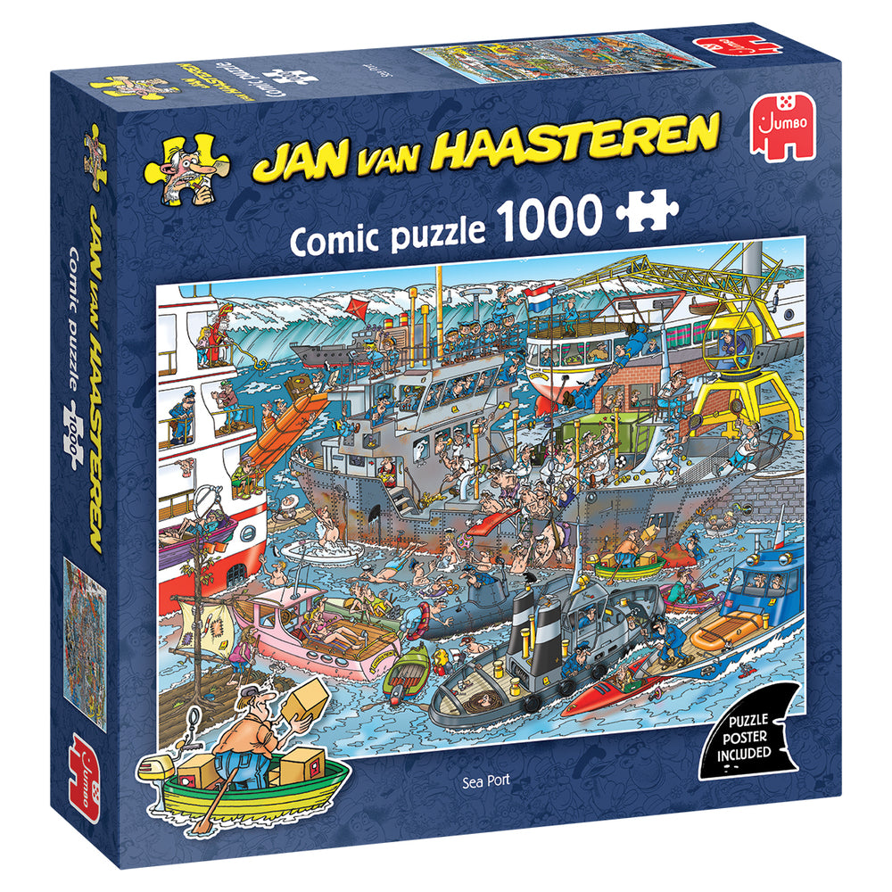 PUSLESPIL JVH SEA PORT 1000 BRIKKER