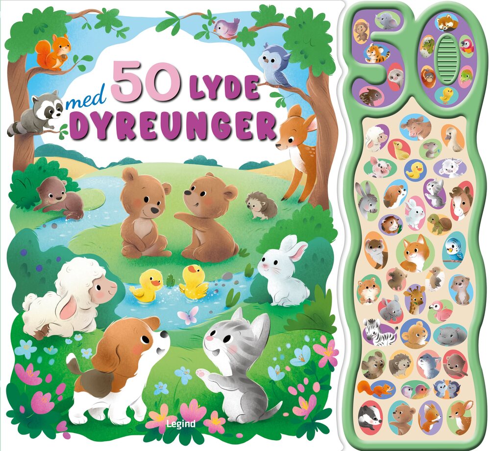 50 lyde med dyreunger