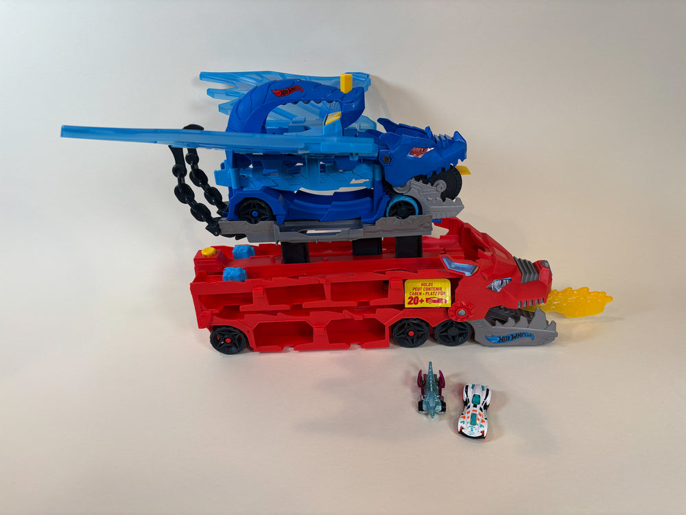 Hot Wheels City Ultimativt Dobbelt Drage-Transporter