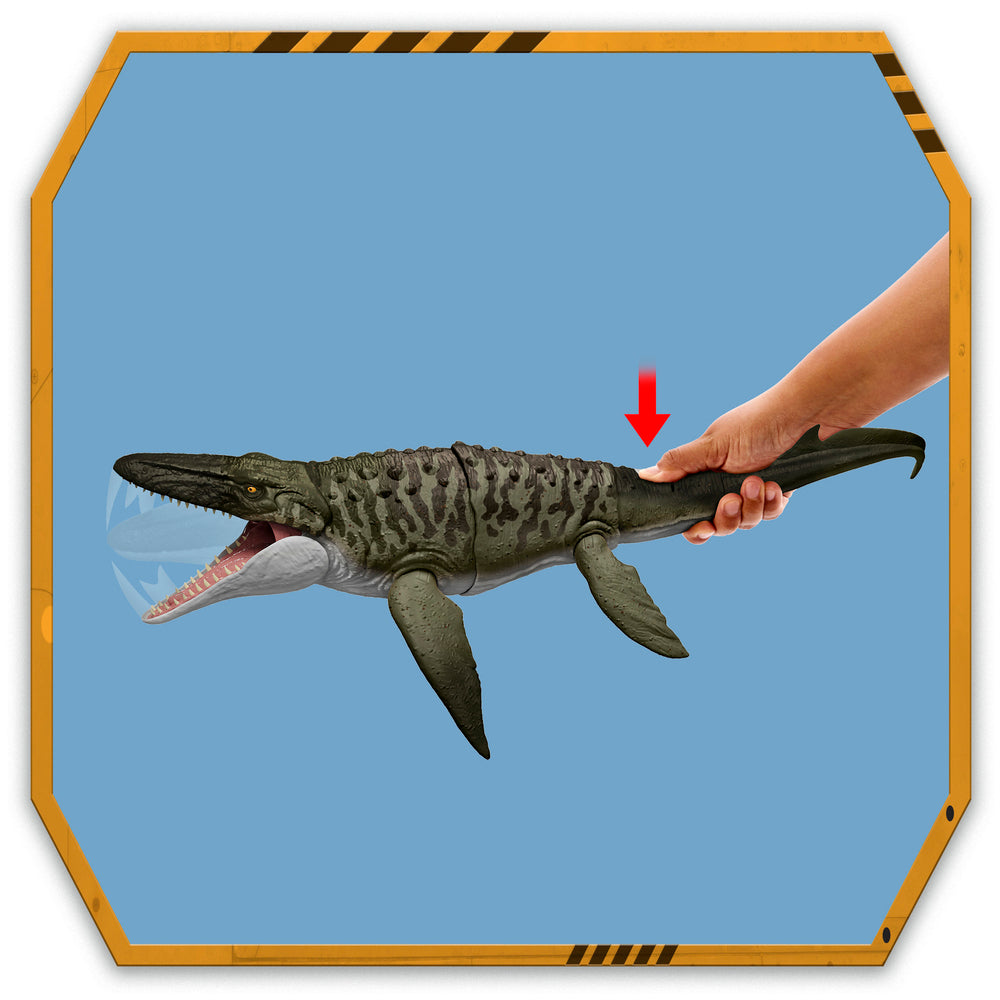 Jurassic World Rebirth Bite & Blast Mosasaurus