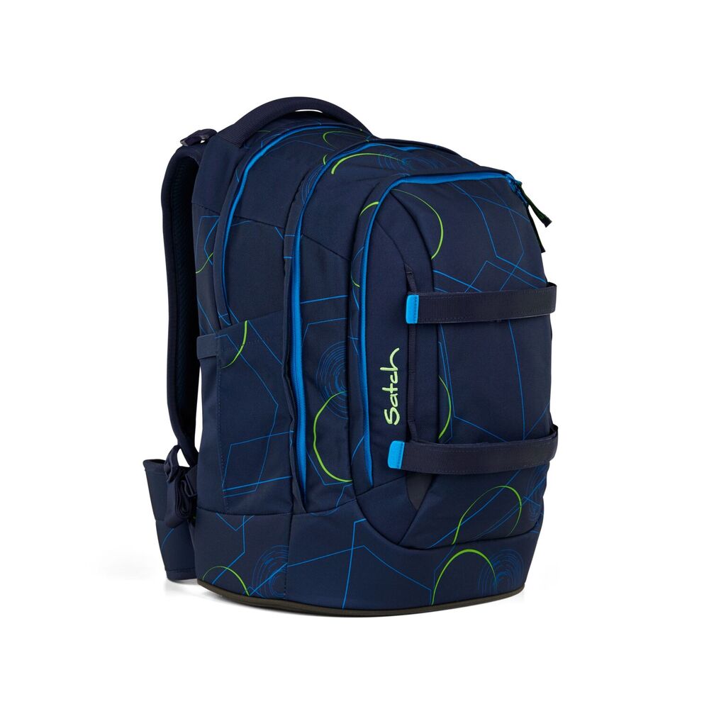 Skoletaske Satch Blue Tech