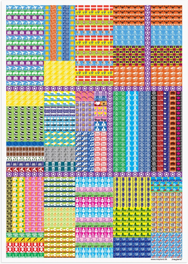 Familiekalender 2026 otto dickmeiss a3 6 kol