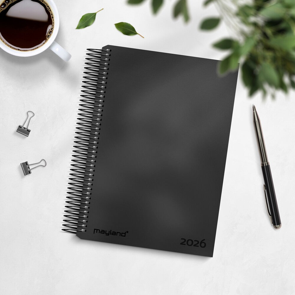 Spiralkalender job/privat 2026 dag a5 sort