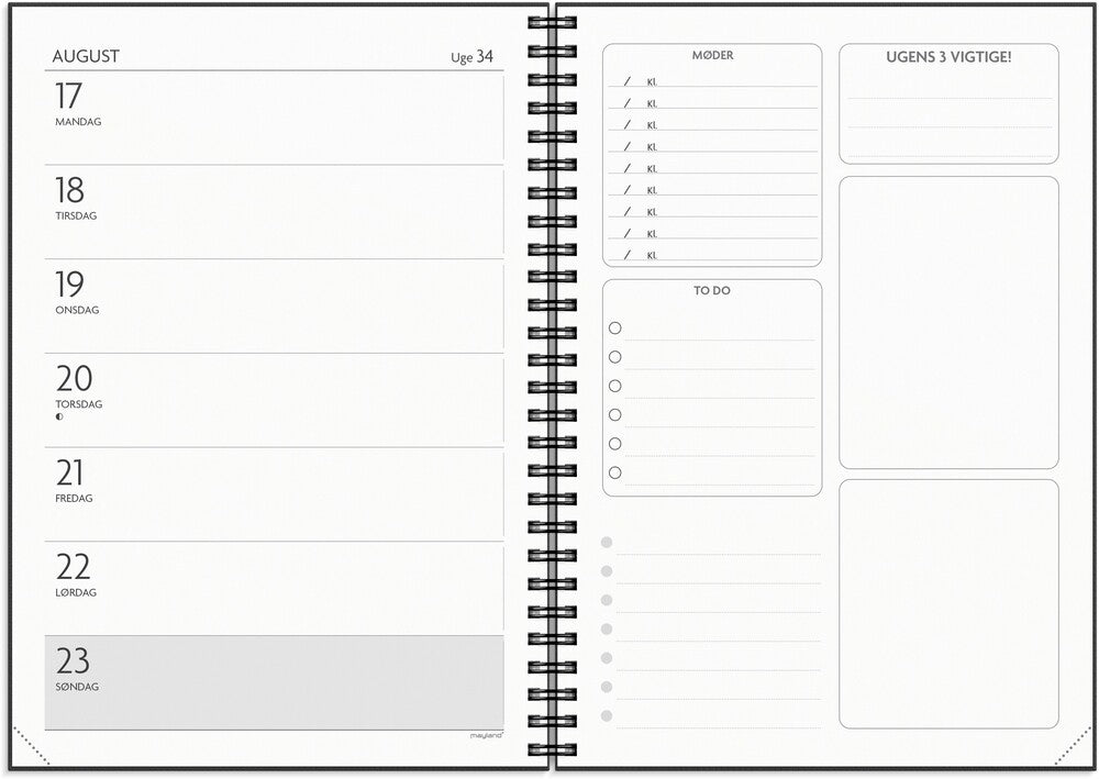 Ugekalender 2026 få det gjort a5