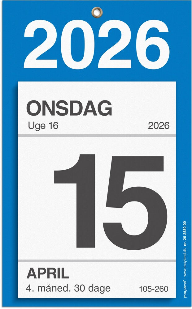 Afrivningskalender kontor 2026