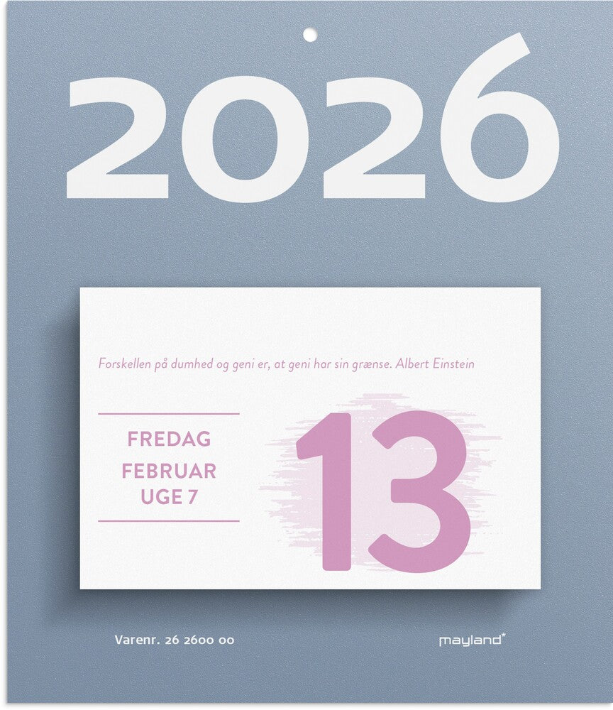Afrivningskalender 2026 humør