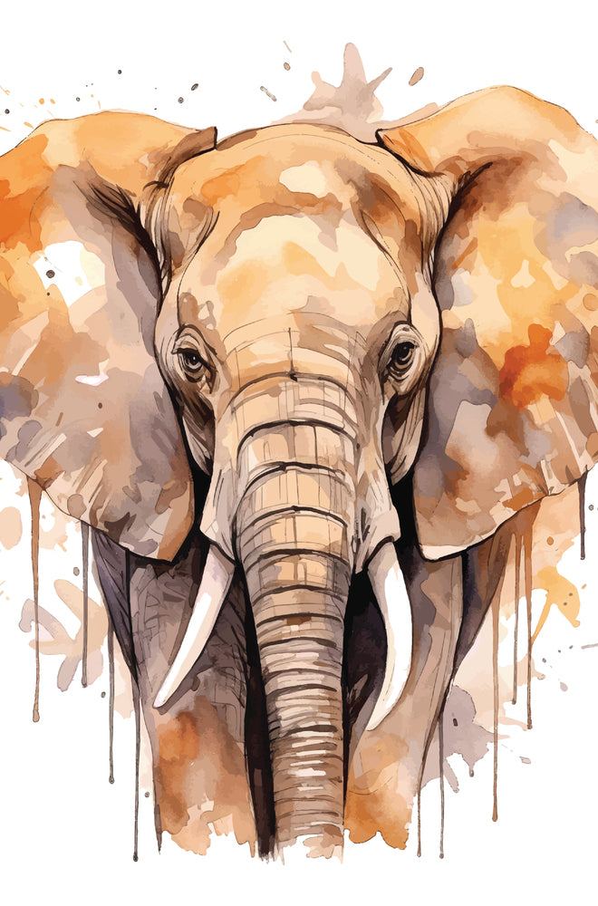 Diamond art elefant 20 x 30 cm