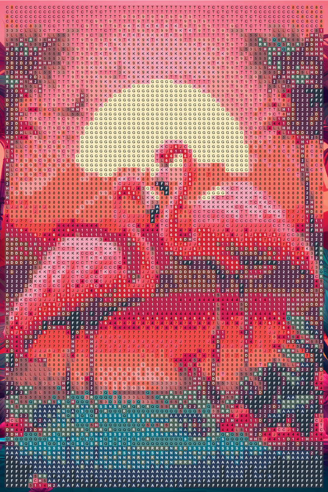 Diamond art flamingoer m/solnedgang 20 x 30 cm