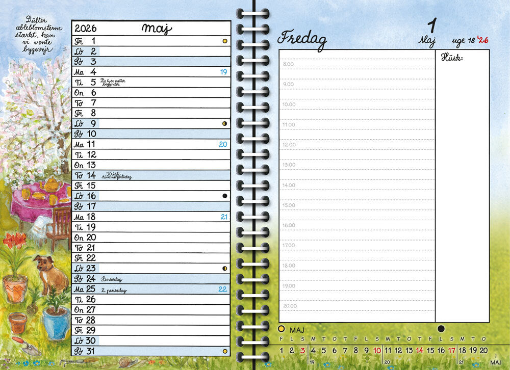 Dagkalender Stor 2026