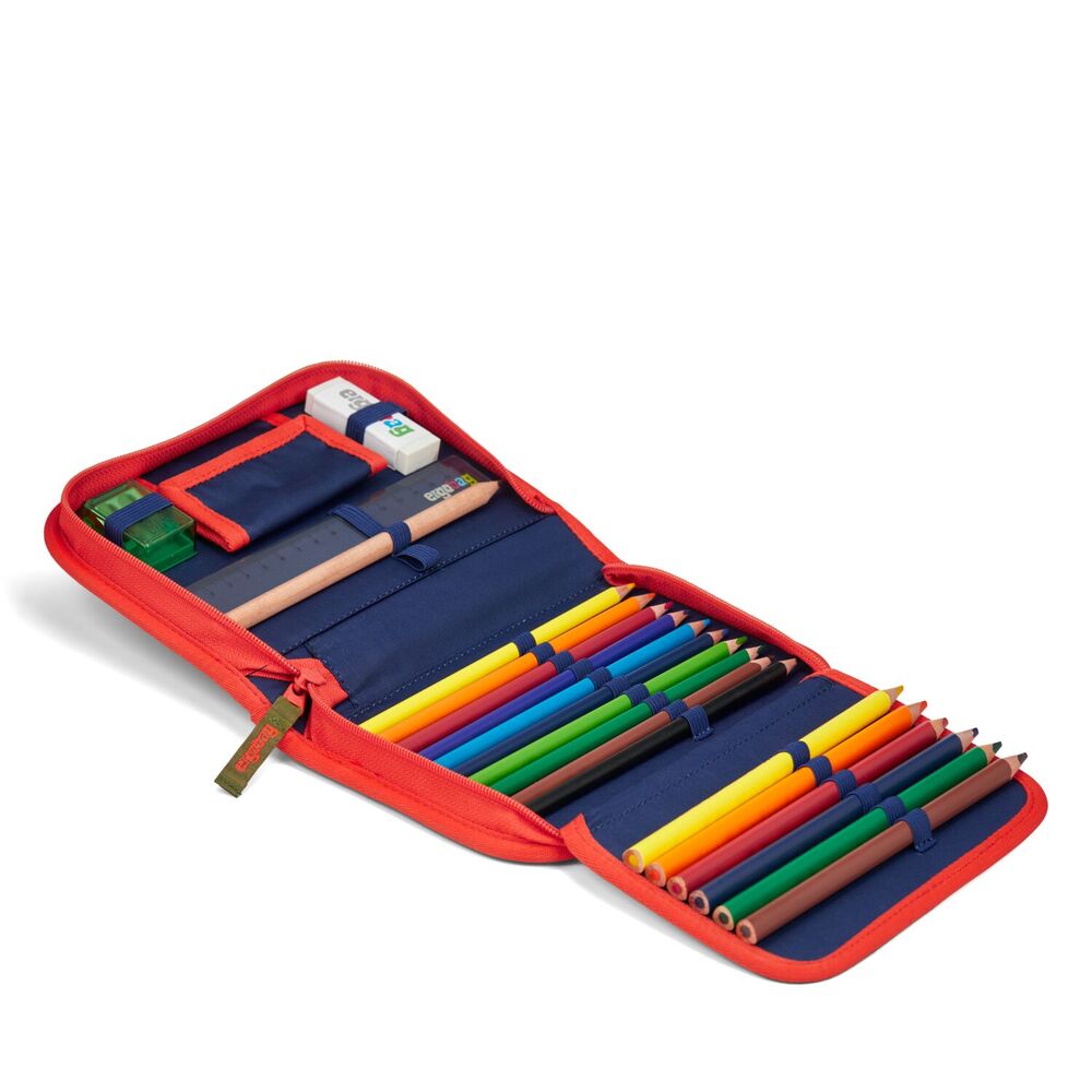 Penalhus Ergobag M/indhold Fire DragonBear