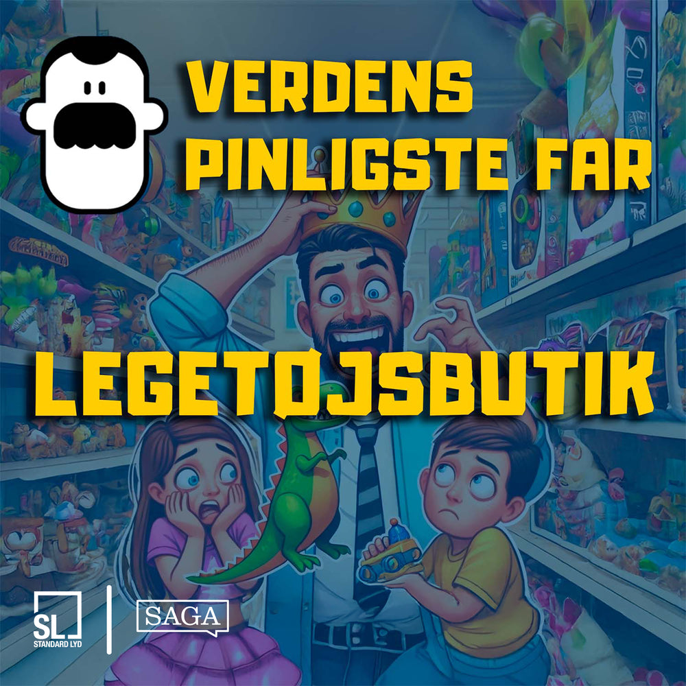 Verdens Pinligste Far i en legetøjsbutik