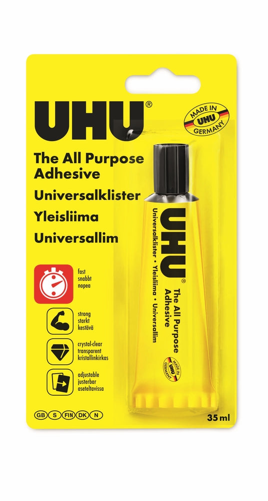 UHU Universallim Transperant 35 Ml Til Alle Formål