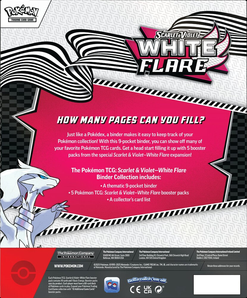 Pokemon Binder Collection RSV10.5 White Flare - Reshiram