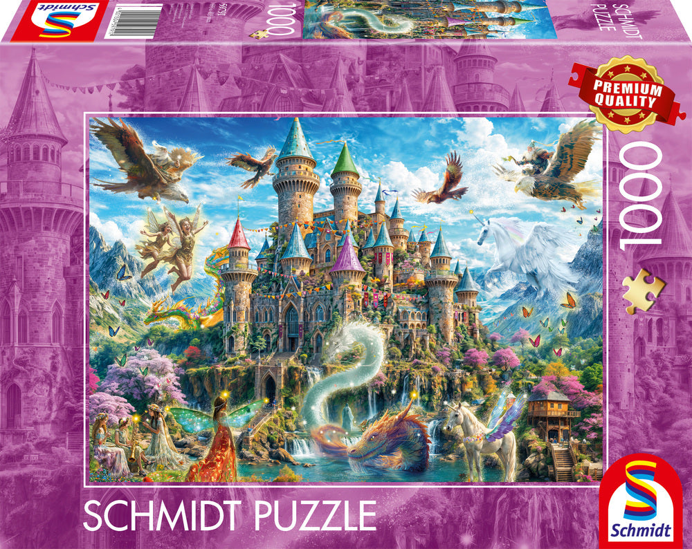 Puslespil Fairytale Castle 1000 brikker