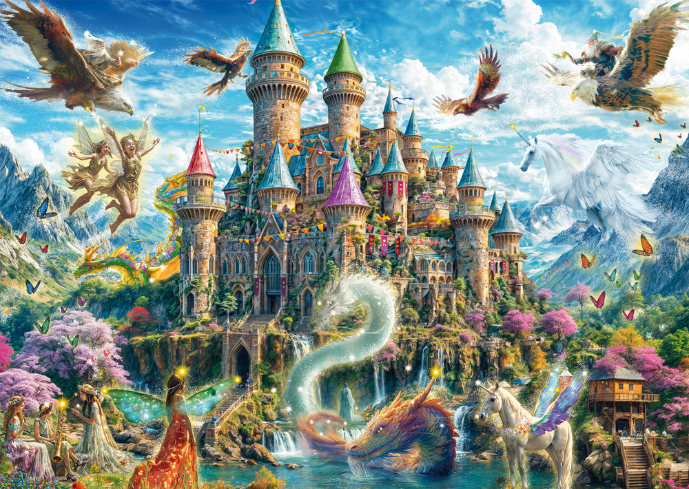 Puslespil Fairytale Castle 1000 brikker