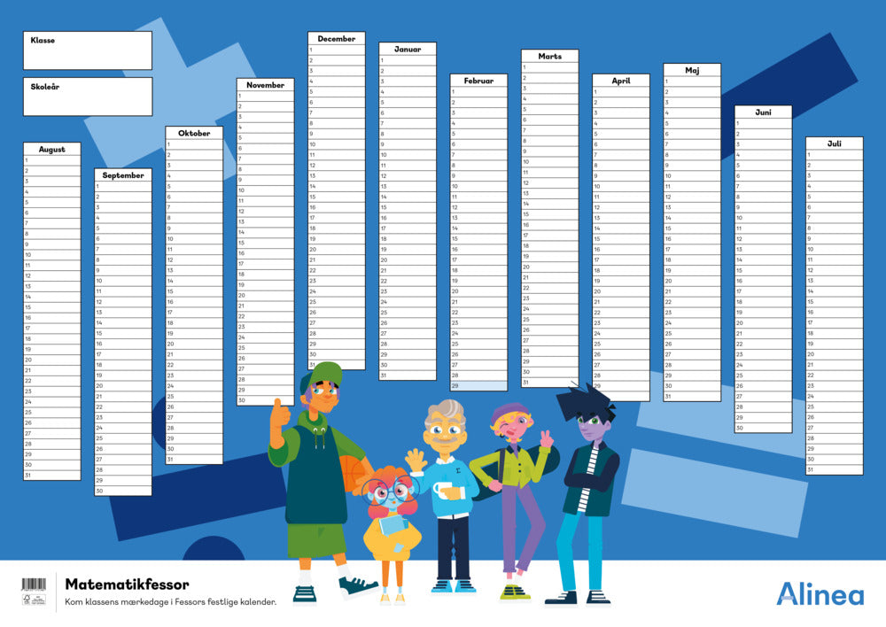 Plakat: Fessor-kalender