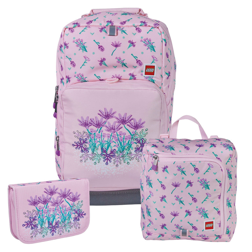 Skoletaskesæt Optimo LEGO FLOWERS 20,5L