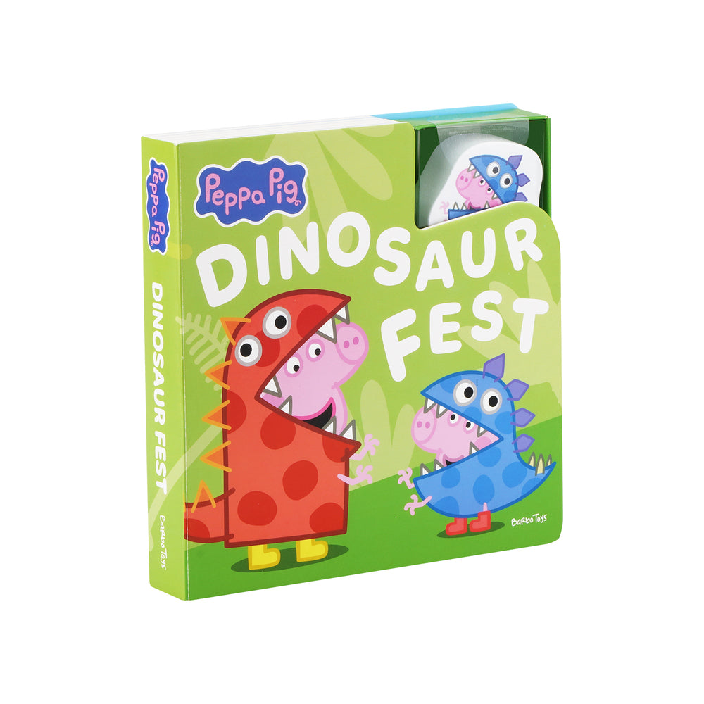 Gurli Gris Bog med Træfigurer – Dinosaurfest