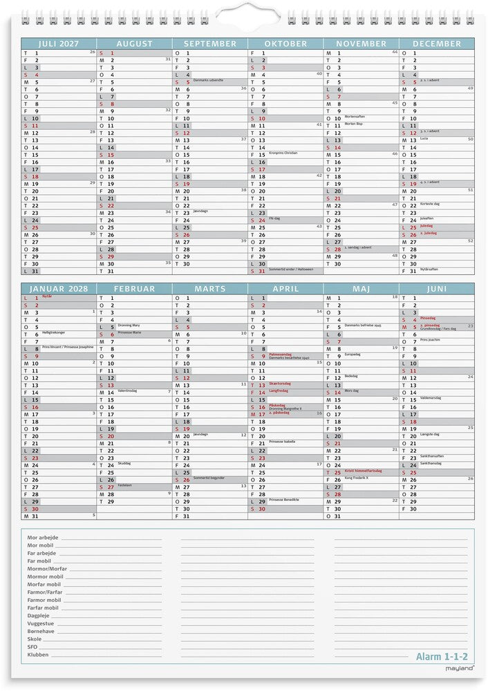 Mayland Familiekalender 26/27 A3 OTTO Dickmeiss 6 PERSONER