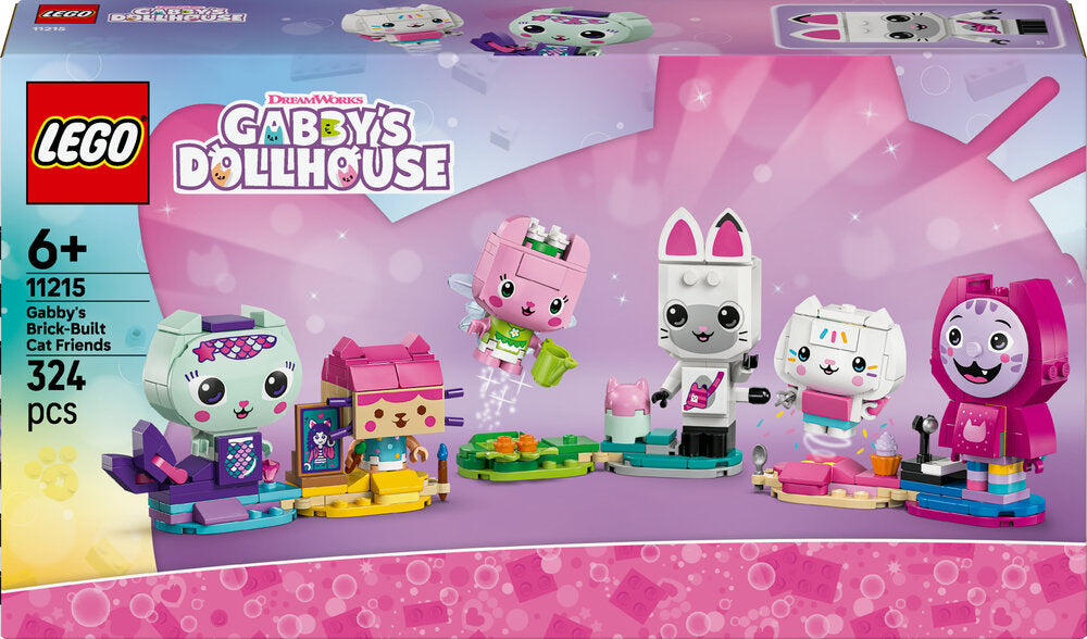 11215 LEGO Gabby's Dollhouse Gabbys klodsbyggede kattevenner