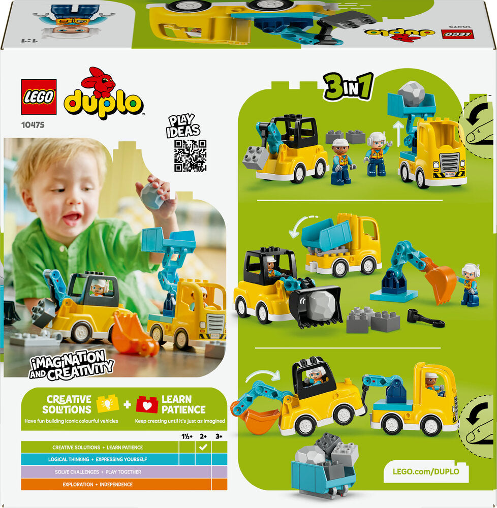 10475 LEGO DUPLO Town 3-i-1 Entreprenørmaskiner