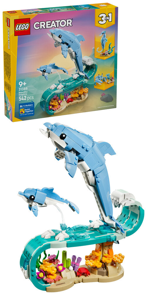 31385 LEGO Creator Havdyr: Smukke delfiner