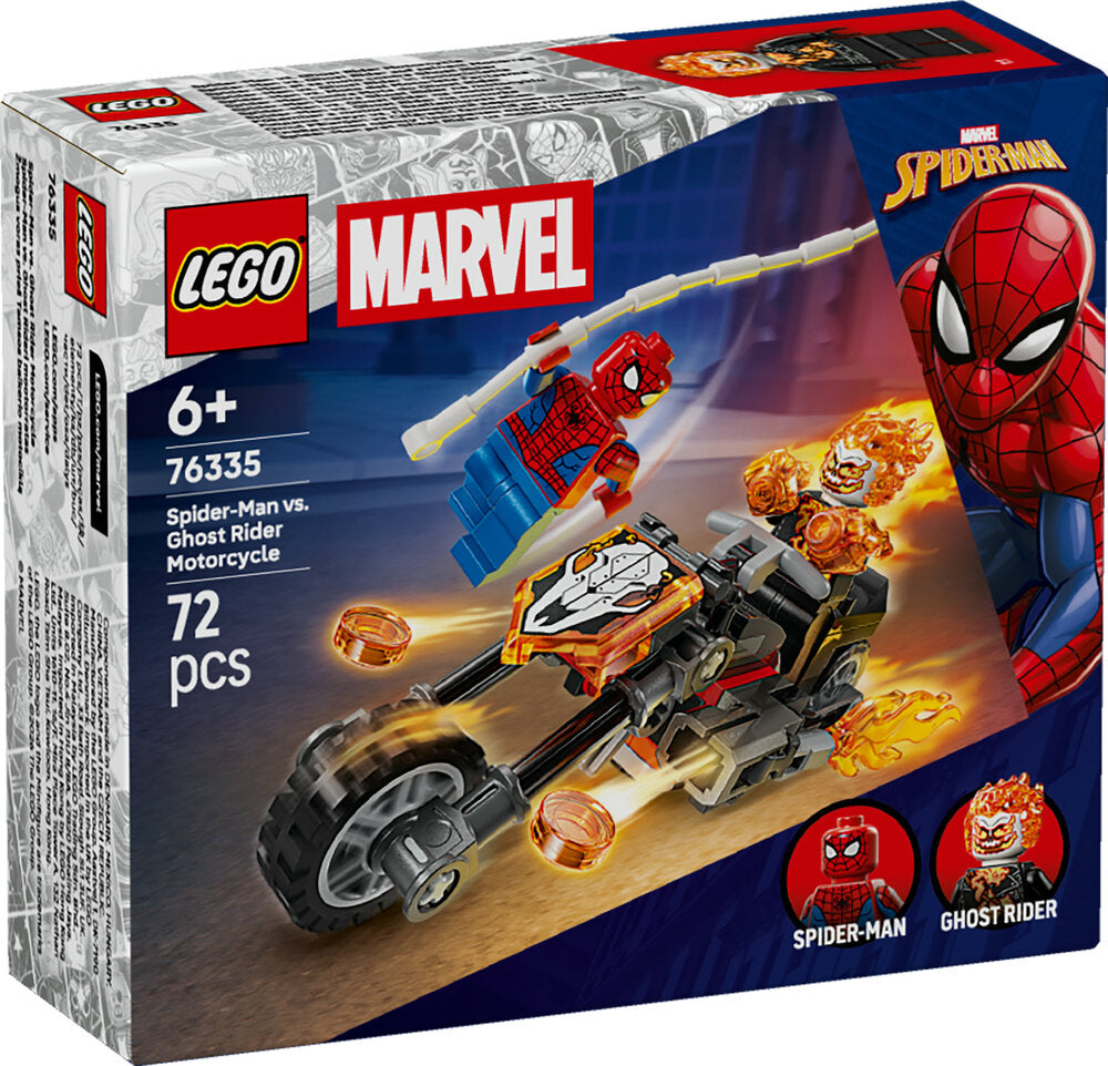 76335 LEGO Super Heroes Marvel Spider-Man mod Ghost Rider på motorcykel