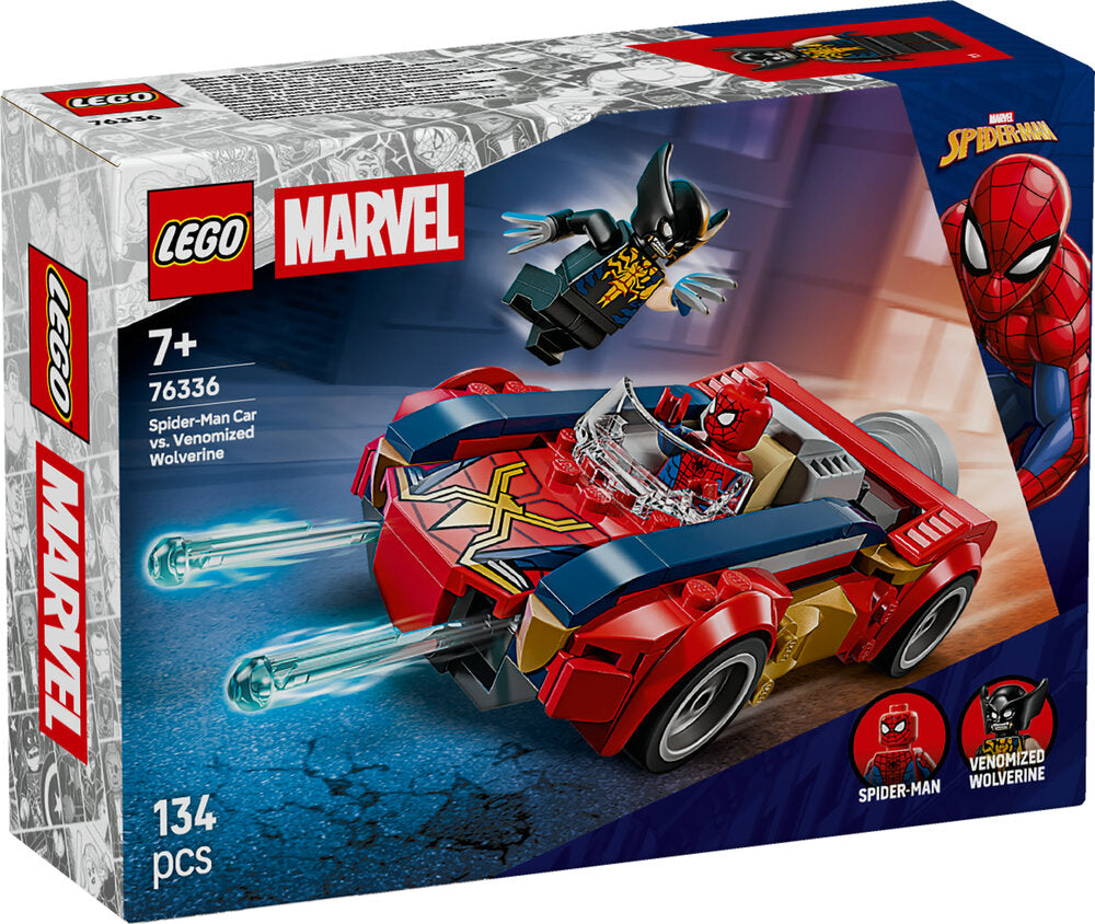 76336 LEGO Super Heroes Marvel Spider-Man-bil mod venomiseret Wolverine