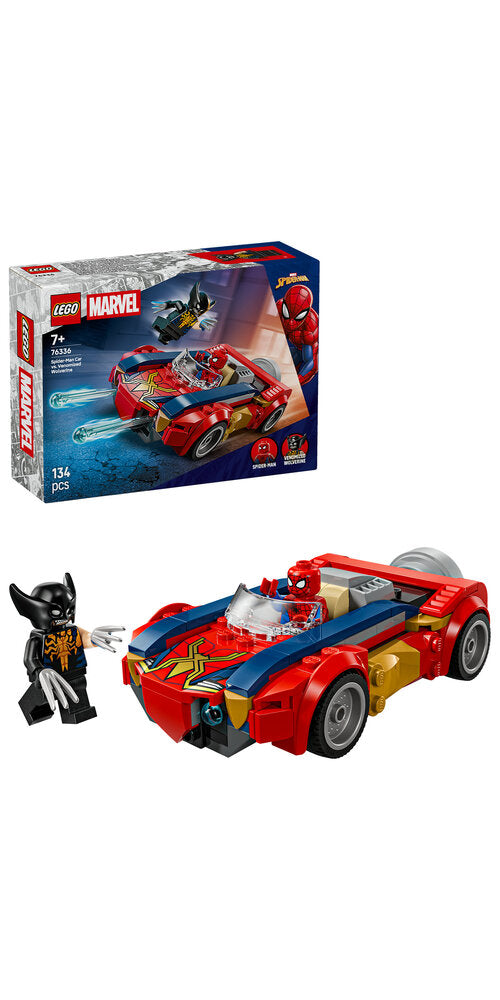 76336 LEGO Super Heroes Marvel Spider-Man-bil mod venomiseret Wolverine