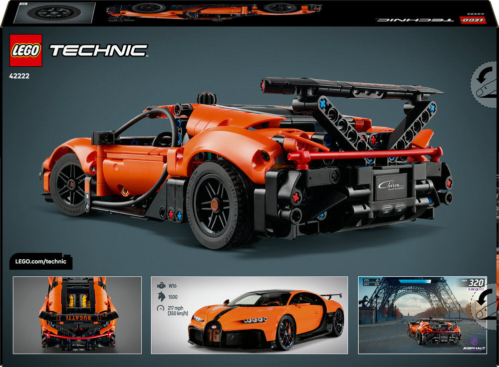 42222 LEGO Technic Bugatti Chiron Pur Sport-hyperbil