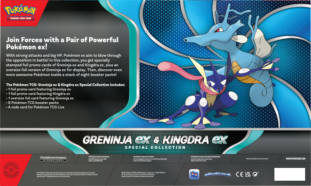 Pokemon Ex Box Special Coll Greninja Kingdra