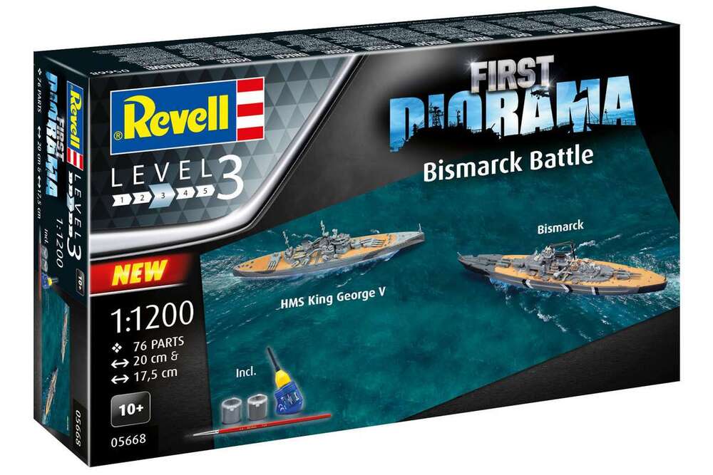 First Diorama Set - Bismarck Battle