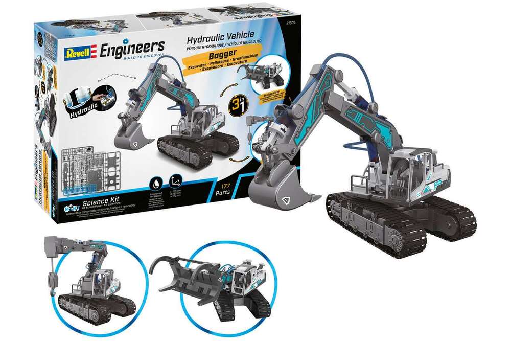 Hydraulic Excavator 3in1 1:24