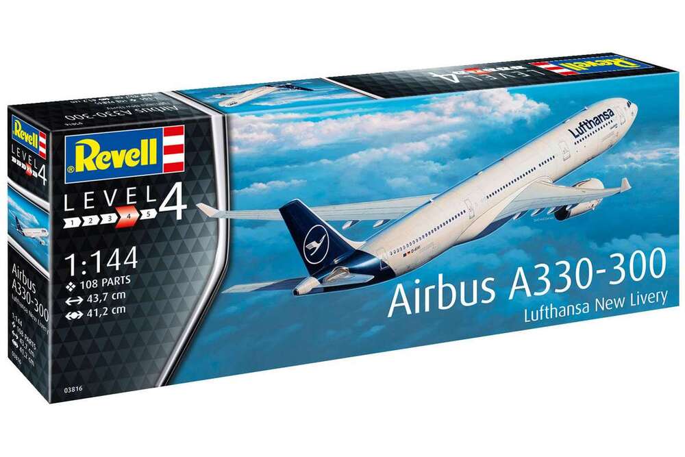 D1 Airbus A330-300 - Lufthansa "New Livery" 1:144