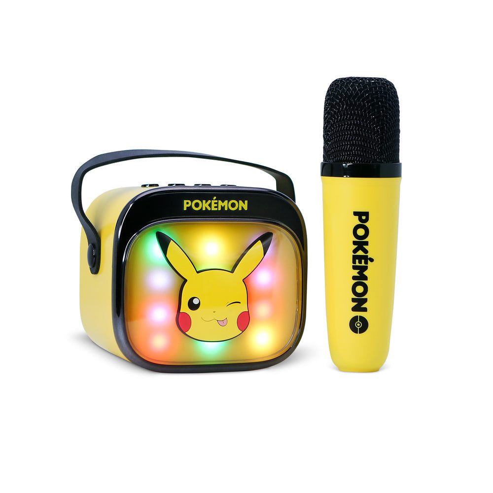 Karaokehøjttaler med mikrofon Pikachu