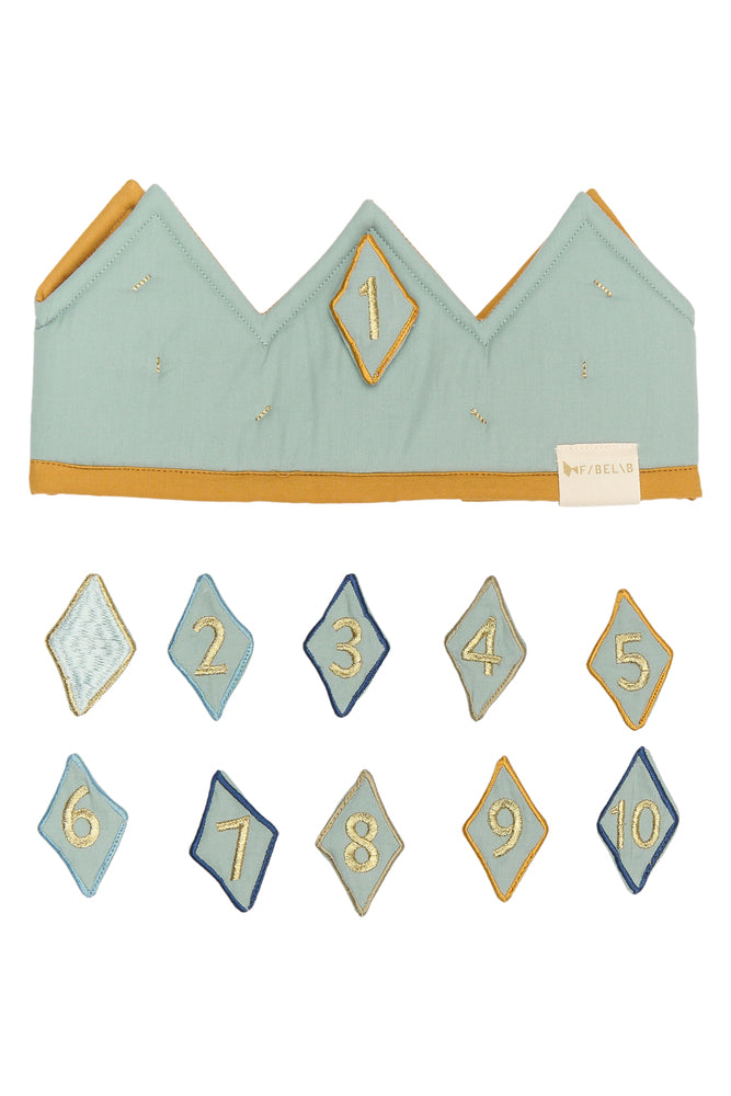 Birthday Crown with Numbers - Slate