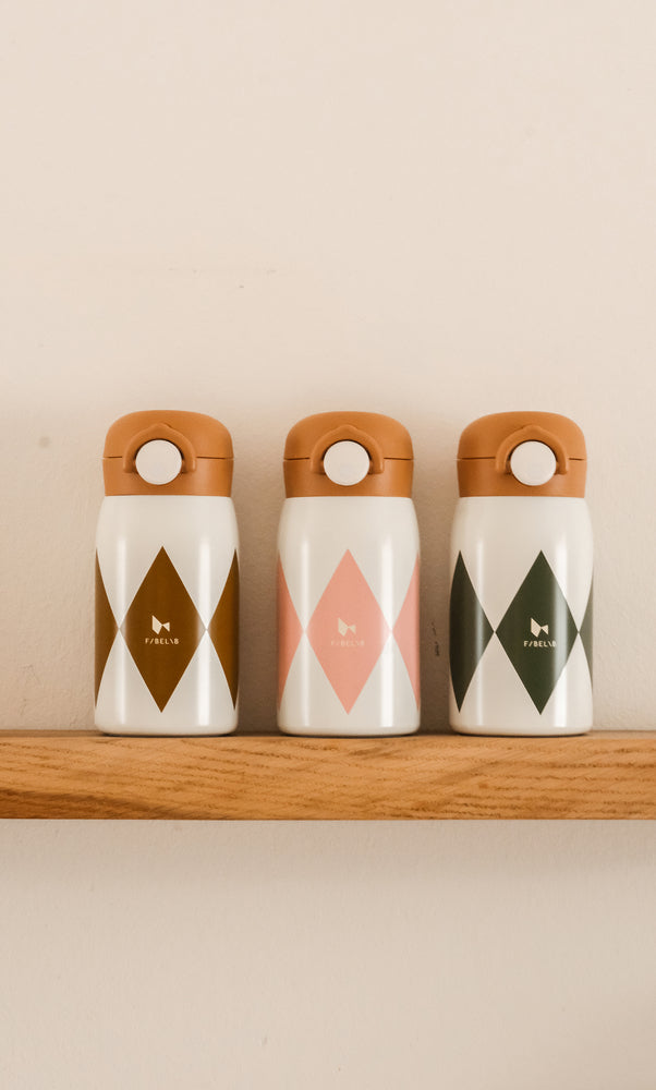 Water Bottle - Harlekin - Deep lichen green