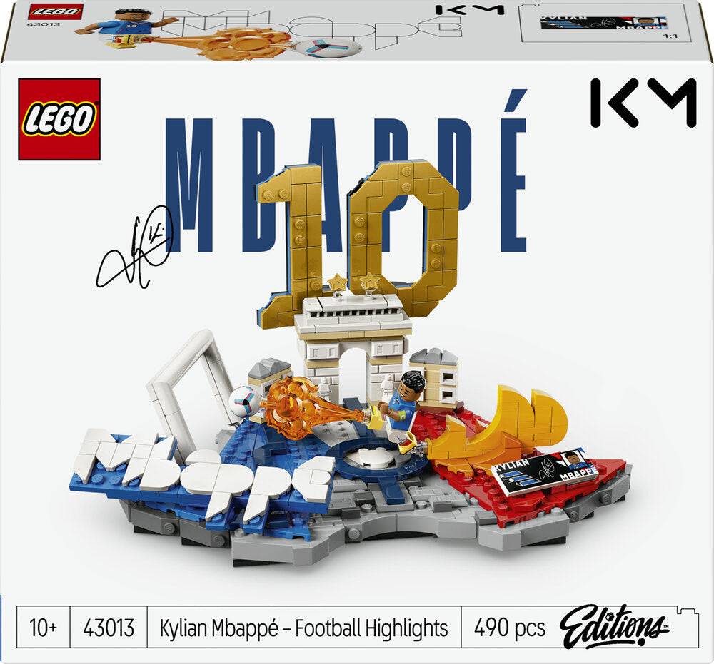 LEGO Editions Football 43013 Kylian Mbappé – fodboldhøjdepunkter