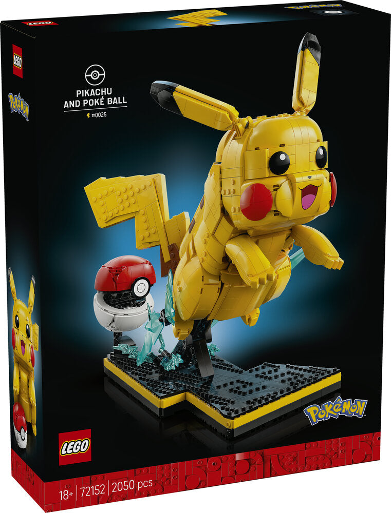 72152 LEGO Pokémon Pikachu og Poké Ball