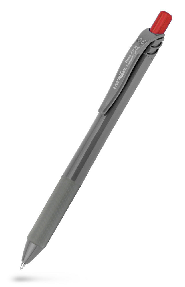 Roller Pentel rød BLP105 EnerGel 0,5 mm permanent