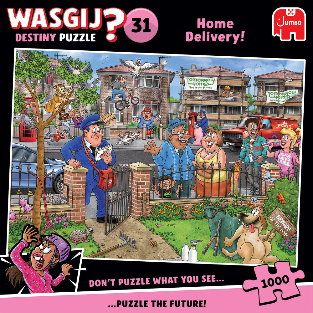 Puslespil Wasgij Destiny 31 Home Delivery! 1000 brikker